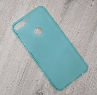 Матовый TPU чехол для Huawei Y7 2018 / Y7 Prime 2018 / Honor 7C Pro - Blue