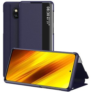 Чехол-книжка Smart View Cover для Xiaomi Poco X3 NFC / Poco X3 Pro - Dark Blue