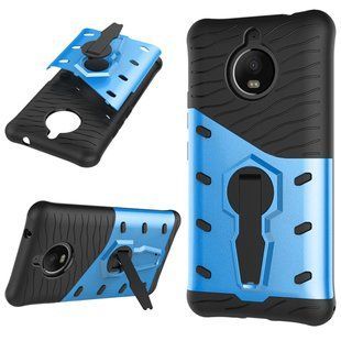 Защитный чехол Hybrid для Motorola Moto E4 Plus "синий"