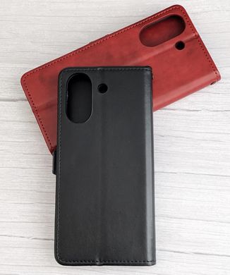 Чехол-книжка Getman Gallant для Xiaomi Redmi 13C - Dark Red