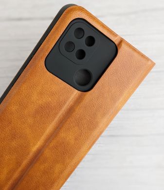 Чохол (книжка) BOSO для Xiaomi Redmi 10C - Navy Brown