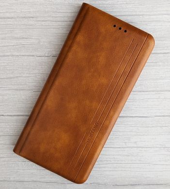 Чехол (книжка) BOSO для Xiaomi Redmi 10C - Navy Brown