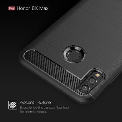 Захисний чохол Hybrid Carbon для Huawei Honor 8X Max - Black
