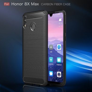 Захисний чохол Hybrid Carbon для Huawei Honor 8X Max - Blue