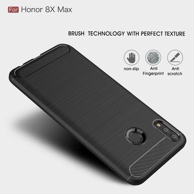 Защитный чехол Hybrid Carbon для Huawei Honor 8X Max - Dark Blue