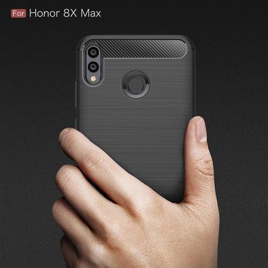 Защитный чехол Hybrid Carbon для Huawei Honor 8X Max - Black