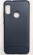 TPU чехол Carbon Lite для Xiaomi Mi A2 Lite / Redmi 6 Pro - Dark Blue (21321). Фото 2 из 5