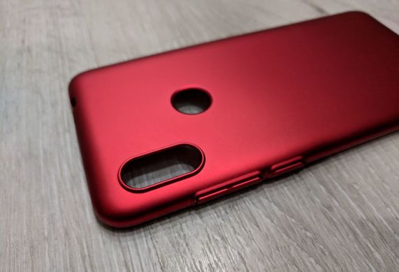 Пластиковий Soft-Touch чохол для Xiaomi Redmi Note 6 Pro - Red