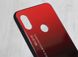 TPU+Glass чехол Gradient HELLO для Xiaomi Redmi Note 6 Pro - Red (0086). Фото 5 из 6