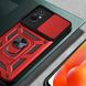 Ударопрочный чехол Hybrid Ring Camshield для Xiaomi Redmi 12C - Red (24864). Фото 5 из 14