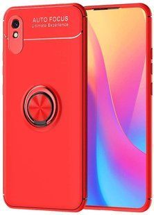 Чехол Hybrid Magnetic Ring для Xiaomi Redmi 9A - Red