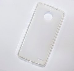 Силиконовый чехол для Motorola Moto E4 "белый"