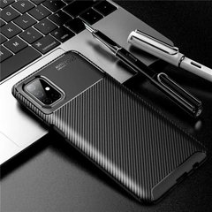 Защитный чехол Premium Carbon для Samsung Galaxy M51 - Black