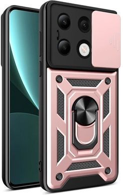 Ударостійкий чохол Hybrid Ring Camshield для Xiaomi Redmi Note 13 - Pink