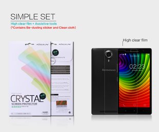 Защитная пленка Nillkin Crystal для Lenovo P90 (глянцевая)