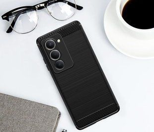 Захисний чохол Hybrid Carbon для Xiaomi Redmi 15 - Navy Blue