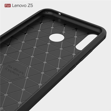 Силиконовый чехол Hybrid Carbon для Lenovo Z5 - Black