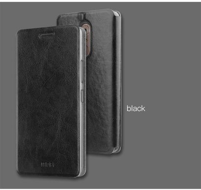 Кожаный чехол-книжка MOFI для Lenovo K6 Note "черный"