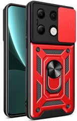 Ударопрочный чехол Hybrid Ring Camshield для Xiaomi Redmi Note 13 - Red