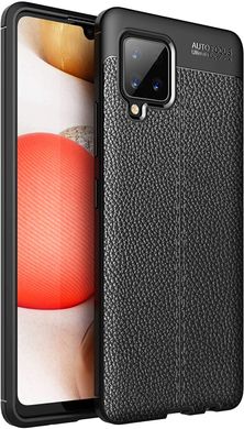 Захисний чохол Hybrid Leather для Samsung Galaxy M32 - Black