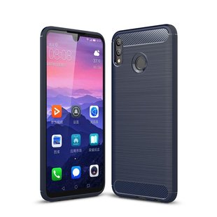 Защитный чехол Hybrid Carbon для Huawei Honor 8X Max - Dark Blue