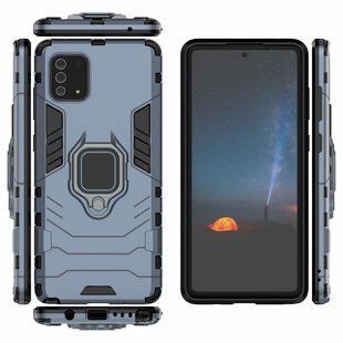 Ударопрочный чехол Ring под магнитный держатель для Samsung Galaxy A51 - Dark Blue
