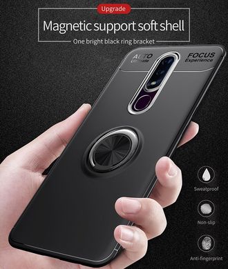 Чехол Hybrid Car Magnetic Ring для Nokia 3.1 Plus - Black