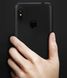 Пластиковий Soft-Touch чохол для Xiaomi Redmi Note 6 Pro - Black (14912). Фото 1 із 11