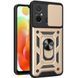 Ударопрочный чехол Hybrid Ring Camshield для Xiaomi Redmi 12C - Gold (34864). Фото 2 из 13