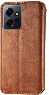 Чехол-книжка Getman Cubic Wallet для для Xiaomi Redmi Note 12 - Brown
