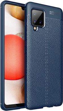 Защитный чехол Hybrid Leather для Samsung Galaxy M32 - Dark Blue