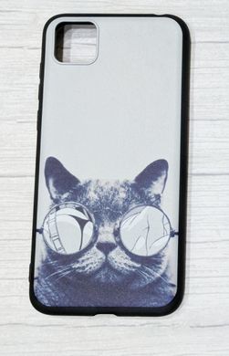 Чохол з малюнком Huawei Y5P - Кіт внизу