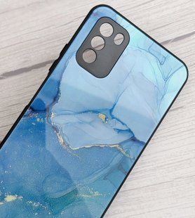 Чохол Hard Gradient Glass для Xiaomi Poco M3 - Blue