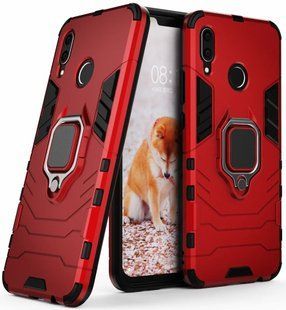 Удароміцний чохол з підставкою для Huawei P Smart Plus - Red