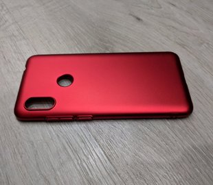 Пластиковый Soft-Touch чехол для Xiaomi Redmi Note 6 Pro - Red