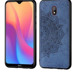 Чехол с тканевой поверхностью TPU+Textile для Xiaomi Redmi 8A - Blue