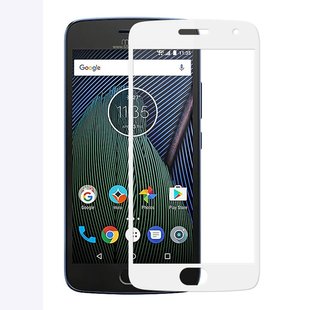 Full Cover защитное стекло для Motorola Moto G5 Plus "white"