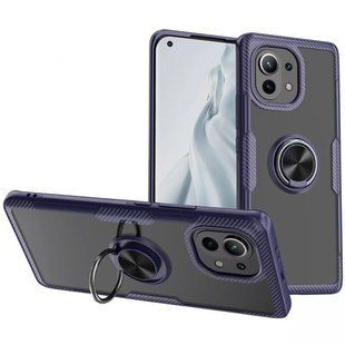 TPU+PC чохол Deen CrystalRing for Magnet для Xiaomi Mi 11 Lite - Blue