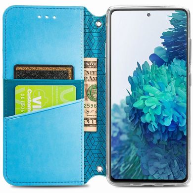Чехол книжка GETMAN Mandala для Xiaomi Redmi Note 9 4G / Redmi 9T - Blue