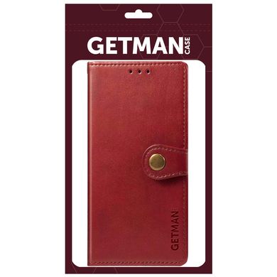 Чехол-книжка Getman Gallant для Xiaomi Redmi 13C - Dark Red