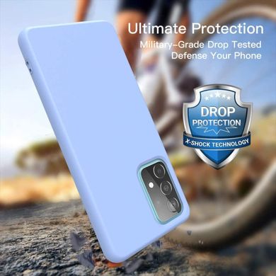 Чохол Premium Silicone Cover для Samsung Galaxy A52 - Blue