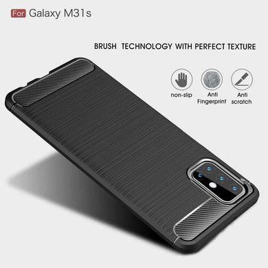 Чохол Hybrid Carbon для Samsung Galaxy M31s
