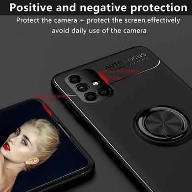 Защитный чехол Hybrid Ring для Samsung Galaxy M51 - Black+Red