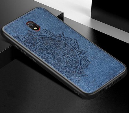 Чехол с тканевой поверхностью TPU+Textile для Xiaomi Redmi 8A - Blue