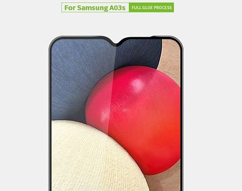Защитное стекло 3D Full Cover для Samsung Galaxy A03S