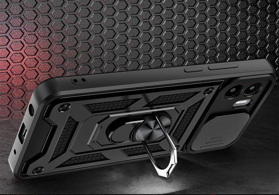 Протиударний чохол Transformer Ring для Xiaomi Redmi A1 / A2 - Black Camshield