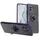 TPU+PC чехол Deen CrystalRing for Magnet для Xiaomi Mi 11 Lite - Dark Blue
