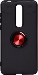 Чехол Hybrid Car Magnetic Ring для Nokia 3.1 Plus - Red