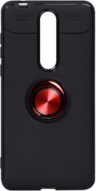 Чохол Hybrid Car Magnetic Ring для Nokia 3.1 Plus - Red
