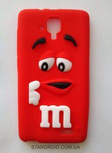 Чохол у вигляді M&M для Lenovo A536 "червоний"